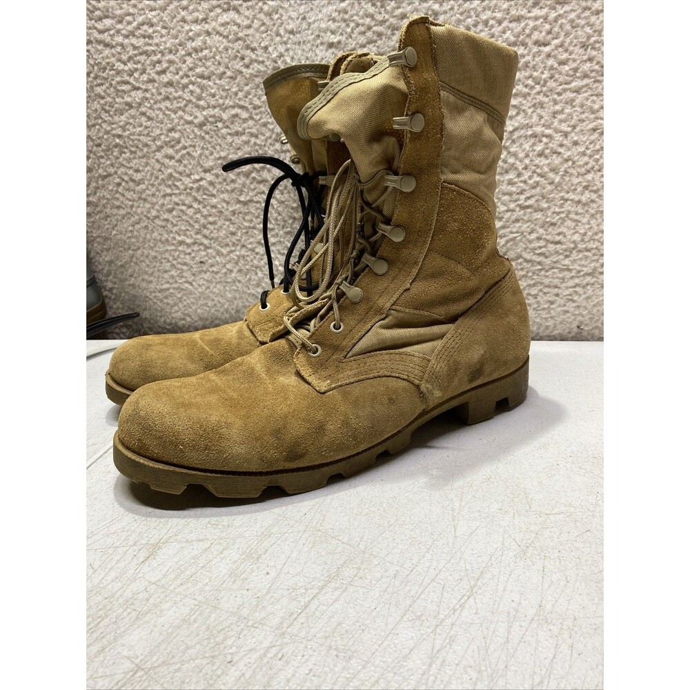 Vintage RO-SEARCH Combat Boots Mens 12R Hot Weather Desert Military Army Tan